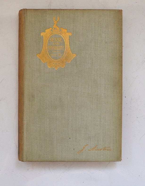 Austen, Jane - Jane Austen's Novels. Edited by Reginald Brimley Johnson, 10 vols. with a frontis and 30 other plates (by William C. Cooke), decorated titles; publisher's gilt cloth and gilt tops, sm. cr. 8vo. J.M. Dent,